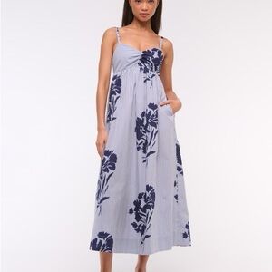 Abercrombie & Fitch Sweetheart Babydoll Maxi Dress